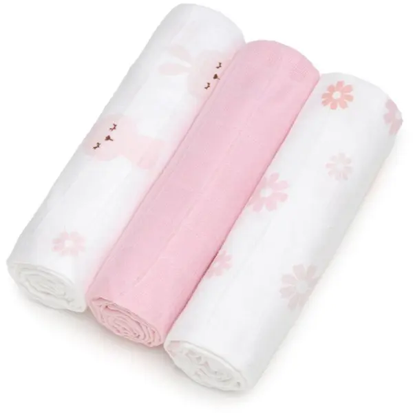 T-Tomi T-TOMI TETRA Cloth Diapers HIGH QUALITY пелени от плат Bunnies 70x70 cm 3 бр.