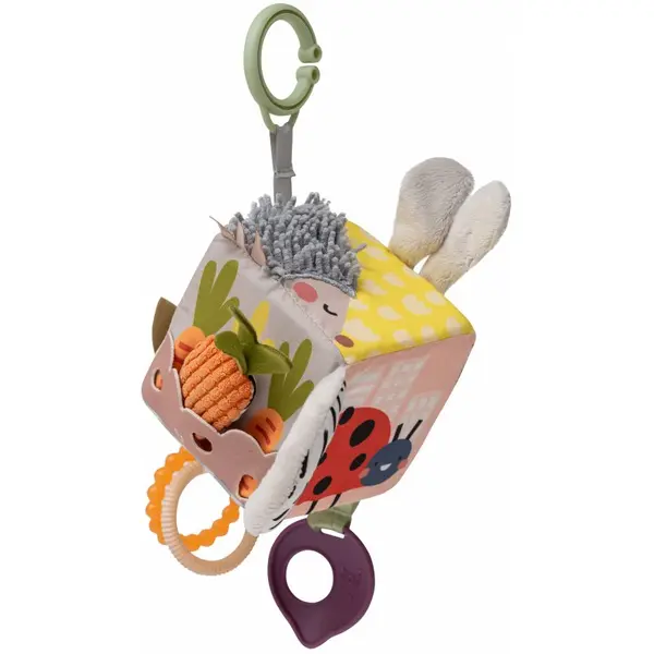 Taf Toys Taf Toys Activity Cube Urban Garden контрастна играчка за окачане с гризалка 1 бр.