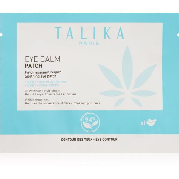 Talika Talika Eye Calm Patch успокояваща маска за околоочната област 1 бр.