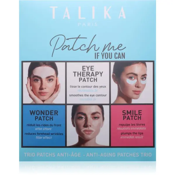 Talika Talika Patch Me If You Can комплект платнени маски за зоната около очите и устните 3x1 бр.