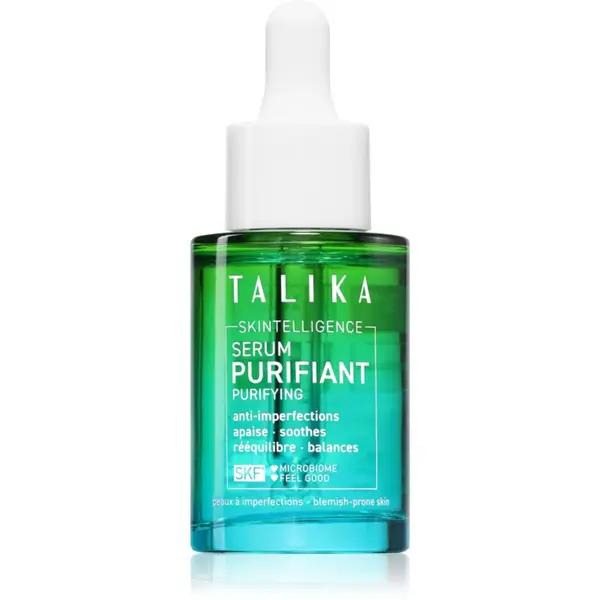 Talika Talika Skintelligence Purifying Serum детоксикиращ почистващ серум против несъвършенствата на акнозна кожа 30 мл.