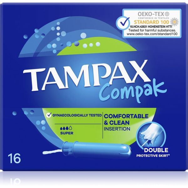 Tampax Tampax Compak Super тампони с апликатор 16 бр.
