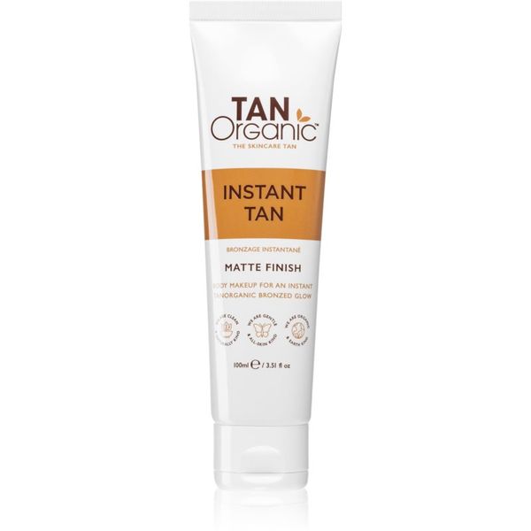TanOrganic TanOrganic Instant Tan автобронзант крем за тяло с матиращ ефект 100 мл.