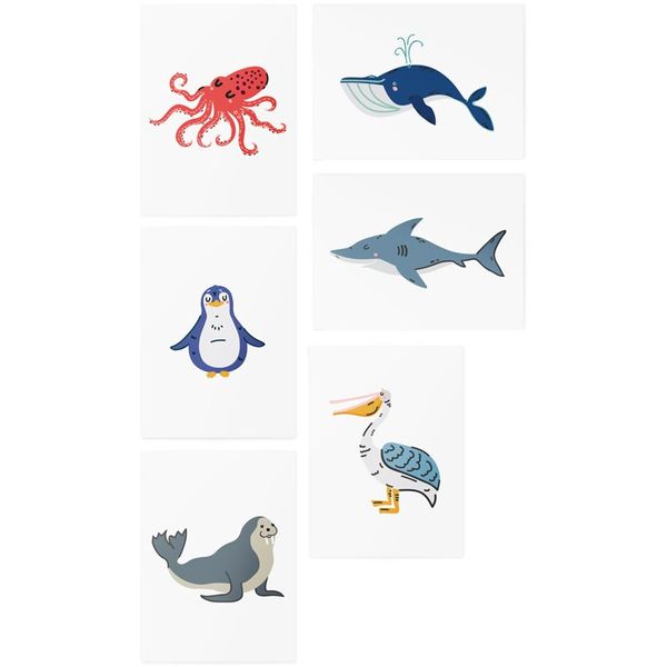 TATTonMe TATTonMe AR Set Ocean Animals татуировка за деца 3 y+ 6 бр.