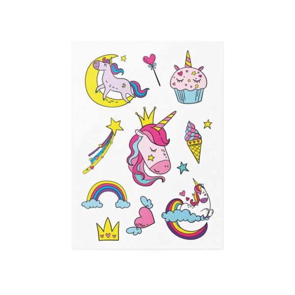 TATTonMe TATTonMe Temporary Tattoos Unicorns татуировка за деца водоустойчиво 3 y+ 1 бр.