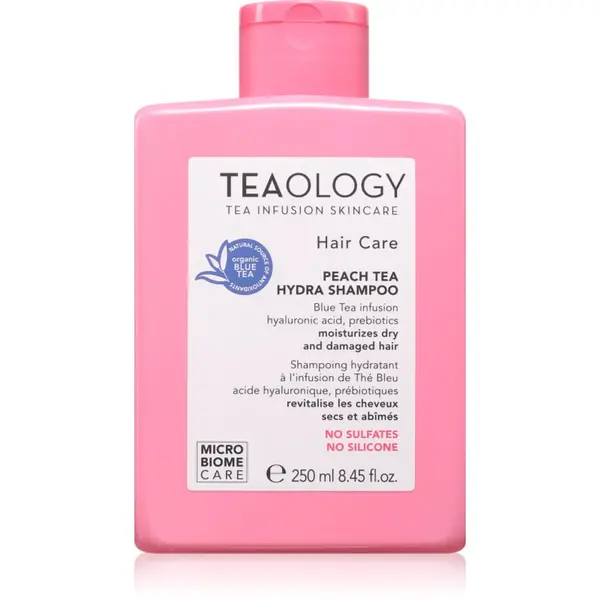 Teaology Teaology Peach Tea Hydra Shampoo хидратиращ шампоан за укрепване на увредената коса 250 мл.