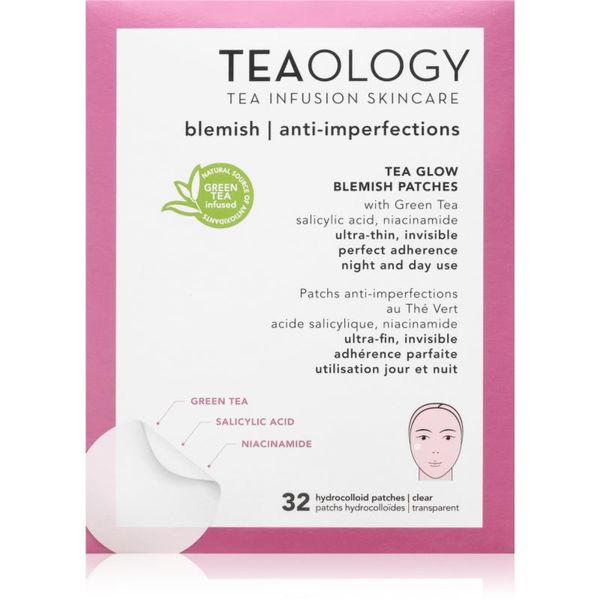 Teaology Teaology Tea Glow Blemish Patch лепенки за проблемна кожа против акне 32 бр.