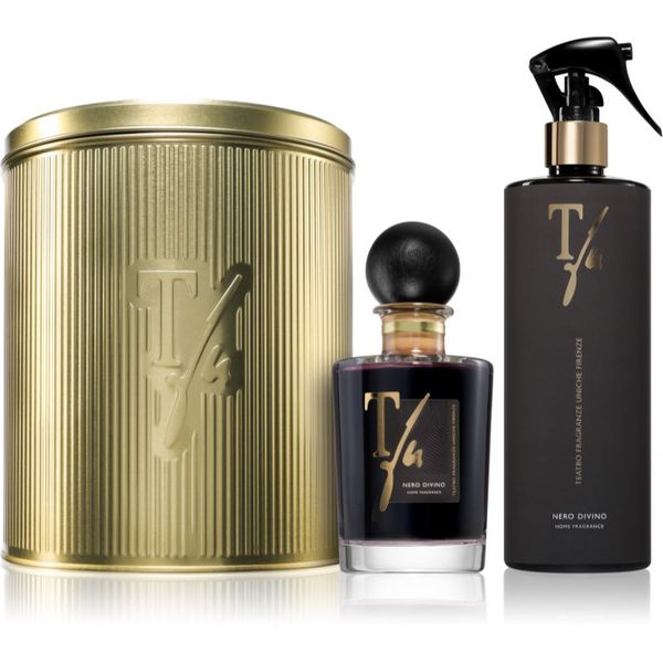 Teatro Fragranze Teatro Fragranze Gold Tin Box Nero Di vino подаръчен комплект метална кутия 1 бр.