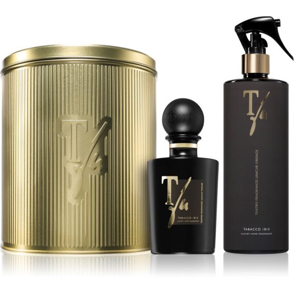 Teatro Fragranze Teatro Fragranze Gold Tin Box Tabacco подаръчен комплект метална кутия 1 бр.