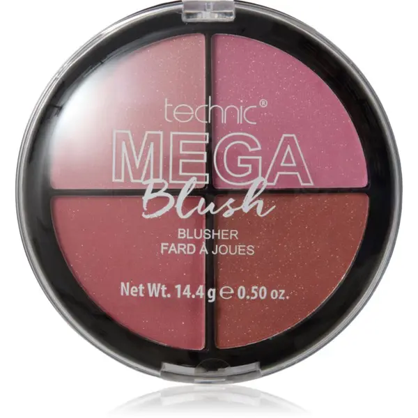 Technic Cosmetics Technic Cosmetics Mega Blush палитра с ружове 14.4 гр.