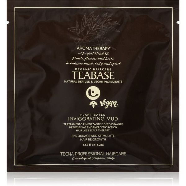 Tecna Tecna Teabase Invigorating Mud съживяваща маска за чувствителна кожа на скалпа 50 мл.