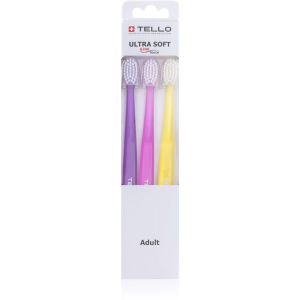 TELLO TELLO 6240 Ultra Soft 3pack четка за зъби 3 бр.