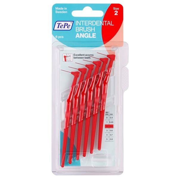 TePe TePe Angle Size 2 четки за междузъбно пространство 0,5 mm 6 бр.