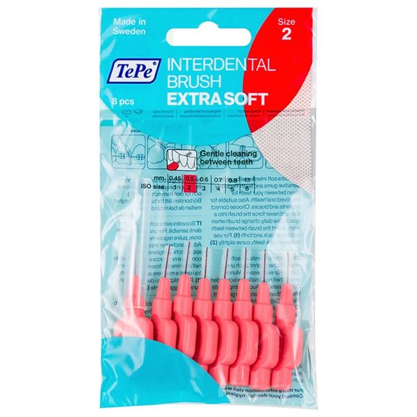 TePe TePe Extra Soft четки за междузъбно пространство 0,5 mm 8 бр.
