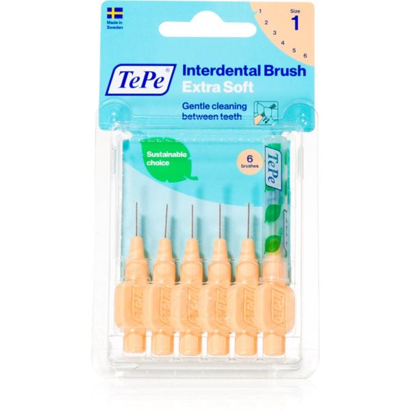 TePe TePe Interdental Brush Extra Soft четки за междузъбно пространство Orange 0,45 mm 6 бр.