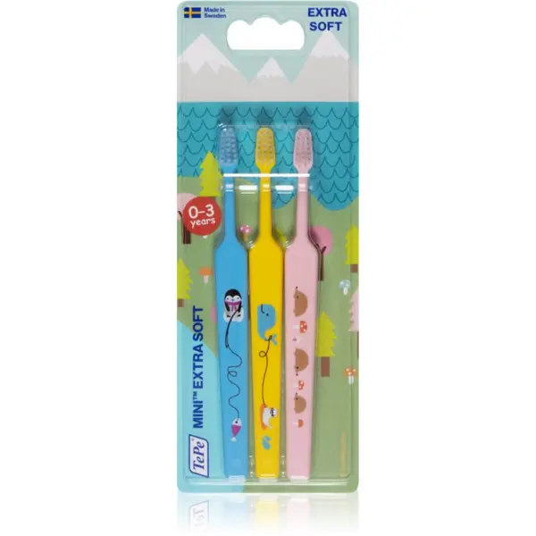TePe TePe Mini 0-3 year четки за зъби 3 бр.