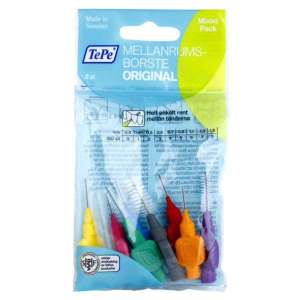 TePe TePe Original четки за междузъбно пространство смес 8 бр.