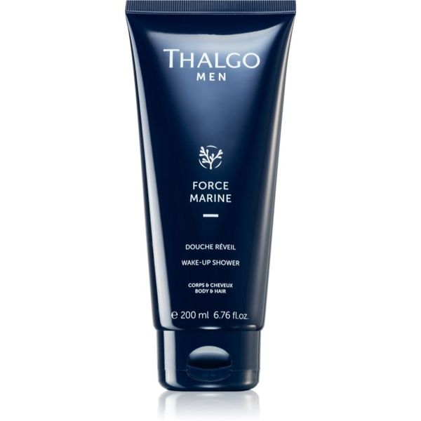Thalgo Thalgo Force Marine Wake-Up Shower зареждащ с енергия душ гел за тяло и коса за мъже 200 мл.