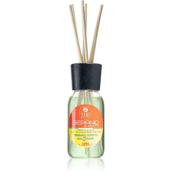 THD THD Home Fragrances Geranio e Menta aроматизиращ дифузер с пълнител 100 мл.