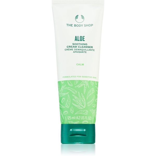 The Body Shop The Body Shop Aloe Soothing Cream Cleanser почистващо мляко за успокояване на кожата 125 мл.