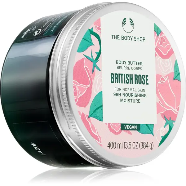 The Body Shop The Body Shop British Rose Body Butter масло за тяло с подхранващ ефект 400 мл.