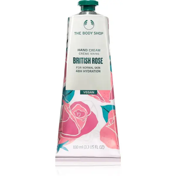 The Body Shop The Body Shop British Rose Hand Cream хидратиращ крем за ръце 100 мл.