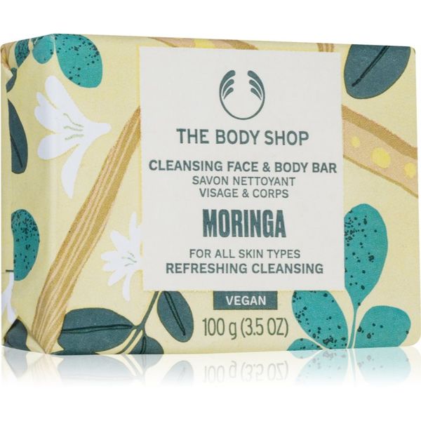 The Body Shop The Body Shop Moringa твърд сапун за лице и тяло 100 гр.