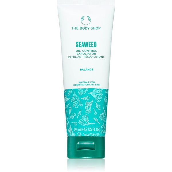 The Body Shop The Body Shop Seaweed Oil-Control Exfoliator деликатен ексфолиращ гел с пилинг ефект 125 мл.