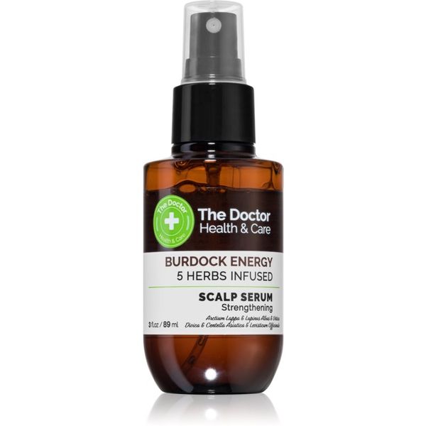 The Doctor The Doctor Burdock Energy 5 Herbs Infused укрепващ серум за третирана коса и скалп 89 мл.