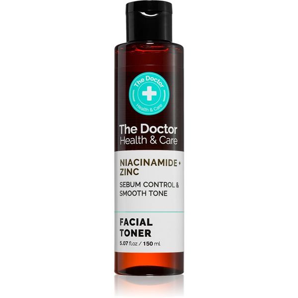 The Doctor The Doctor Niacinamide + Zinc Sebum Control & Smooth Tone почистващ и матиращ тоник 150 мл.
