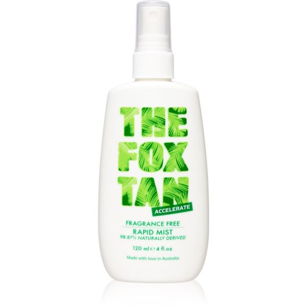 The Fox Tan The Fox Tan Fragrance Free Mist спрей за тяло за ускоряване на тена 120 мл.