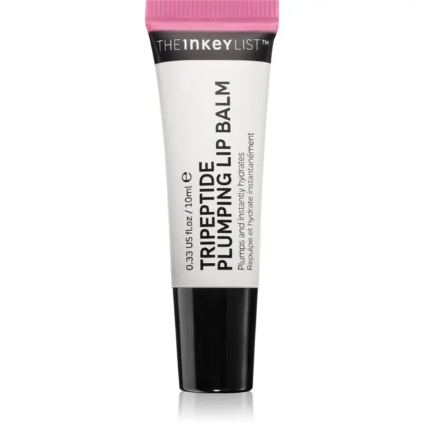 The Inkey List The Inkey List Tripeptide Plumping Lip Balm балсам за устни с увеличаващ ефект цвят Pink 10 мл.