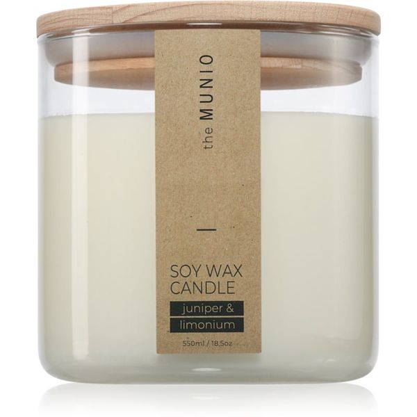 The Munio The Munio Juniper & Limonium ароматна свещ 550 мл.