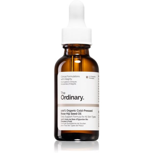 The Ordinary The Ordinary 100% Organic Cold-Pressed Rose Hip Seed Oil шипково масло за хидратиране и изпъване на кожата 30 мл.