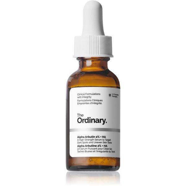 The Ordinary The Ordinary Alpha Arbutin 2% + HA озаряващ серум за лице с хиалуронова киселина 30 мл.