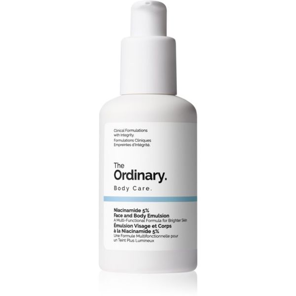 The Ordinary The Ordinary Niacinamide 5% Face & Body Emulsion лека хидратираща емулсия Против тъмни петна за лице и тяло 100 мл.