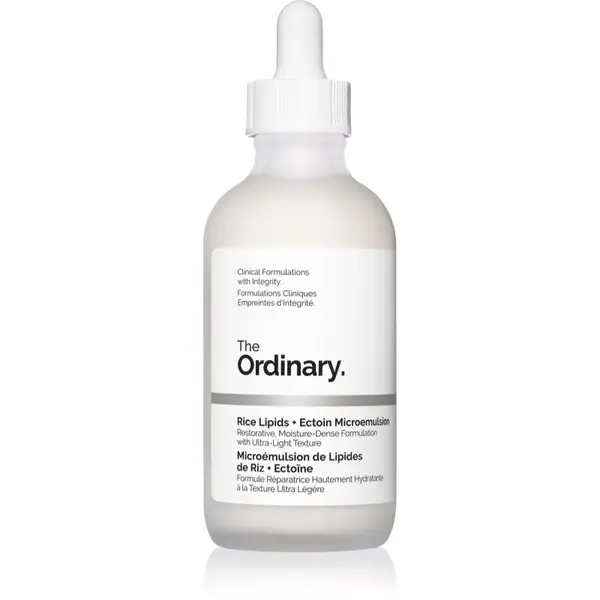The Ordinary The Ordinary Rice Lipids + Ectoin Microemulsion лека хидратираща емулсия за успокояване на кожата 120 мл.
