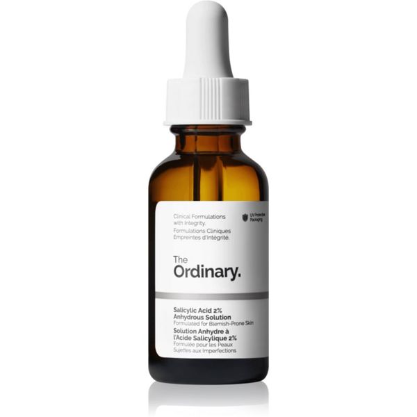 The Ordinary The Ordinary Salicylic Acid 2% Anhydrous Solution серум за лице за равномерен тен на кожата 30 мл.