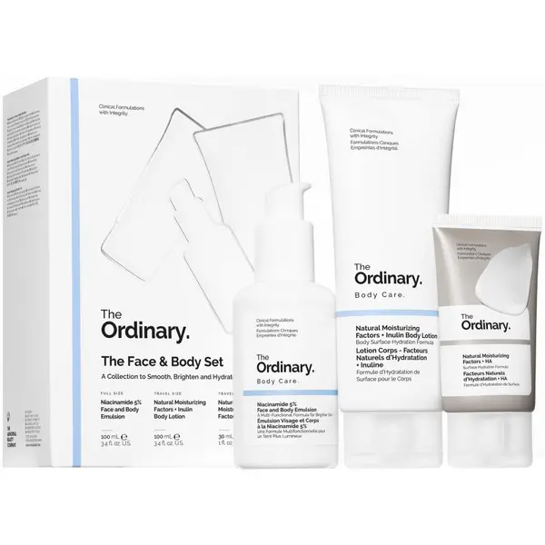 The Ordinary The Ordinary The Face & Body Set подаръчен комплект за тяло и лице