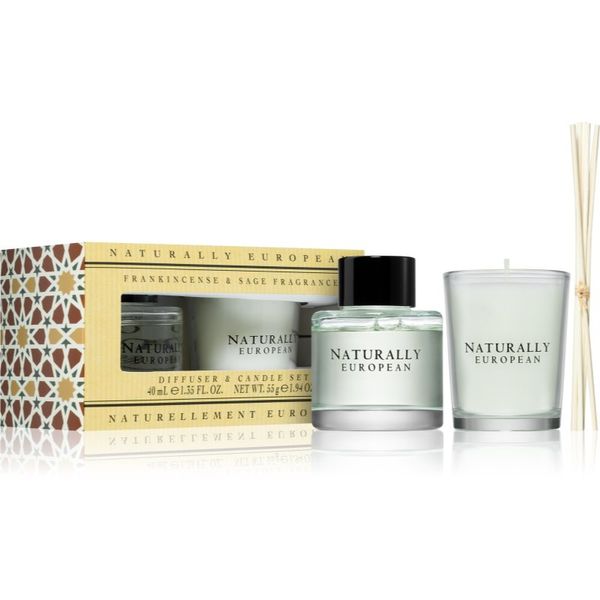 The Somerset Toiletry Co. The Somerset Toiletry Co. Naturally European Mini Diffusser & Candle Set подаръчен комплект