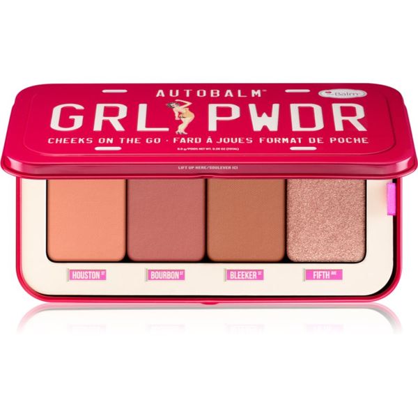 theBalm theBalm Autobalm Grl Pwdr палитра с ружове с избелител 8 гр.