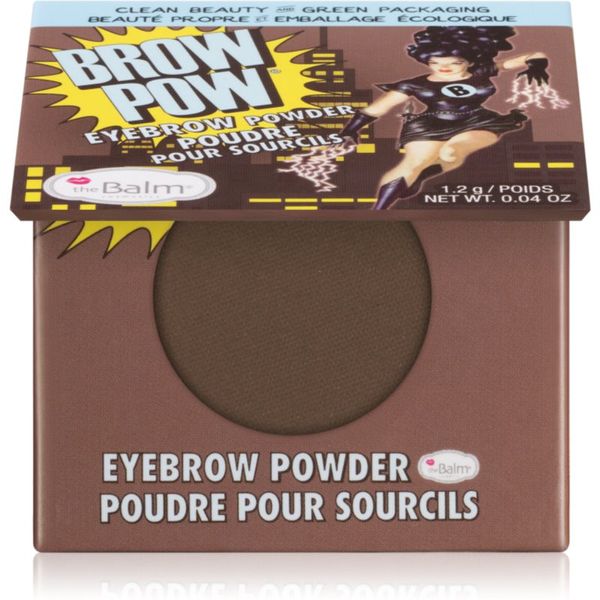 theBalm theBalm Browpow® пудра за вежди в практична магнитна опаковка цвят Dark Brown 1,2 гр.