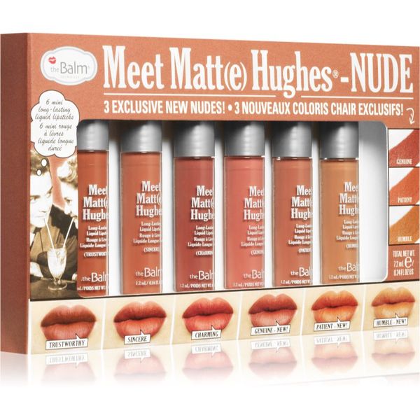 theBalm theBalm Meet Matt(e) Hughes Mini Kit Vol.8 комплект течно червило