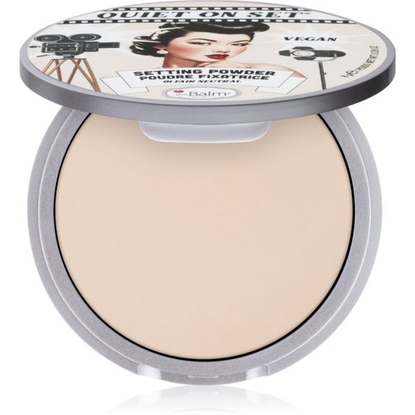 theBalm theBalm Quiet on Set матираща пудра цвят 01 Fair Neutral 8 гр.