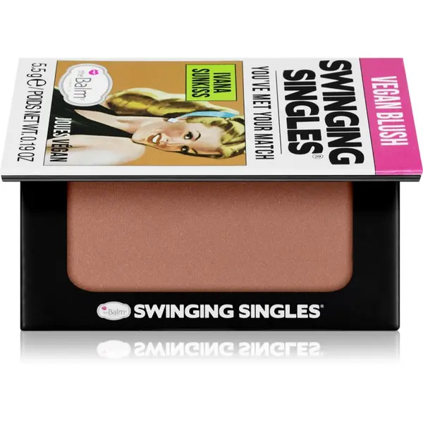 theBalm theBalm Swinging Singles Blush компактен руж цвят Ivana Sunkiss 5.5 гр.