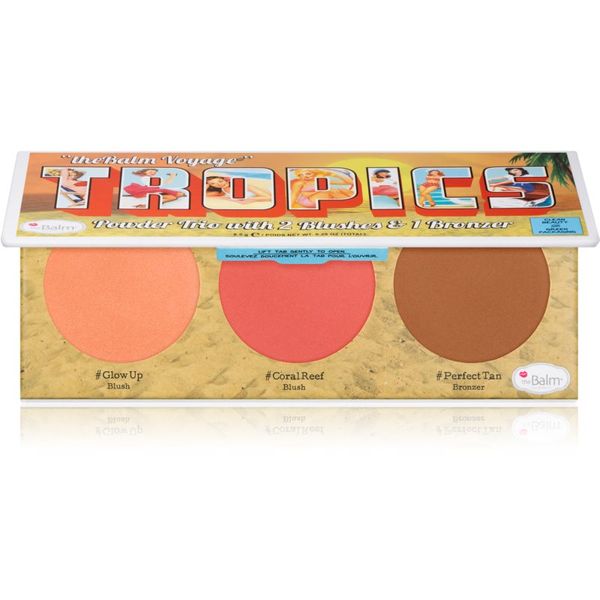 theBalm theBalm Voyage Tropics бронзираща пудра и руж 8,5 гр.