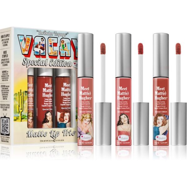 theBalm theBalm X Model Roz Voyage матов комплект за устни