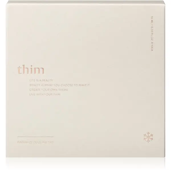 thim thim Radiance Cooling Pad тонизиращи възглавнички с охлаждащ ефект 10 бр.