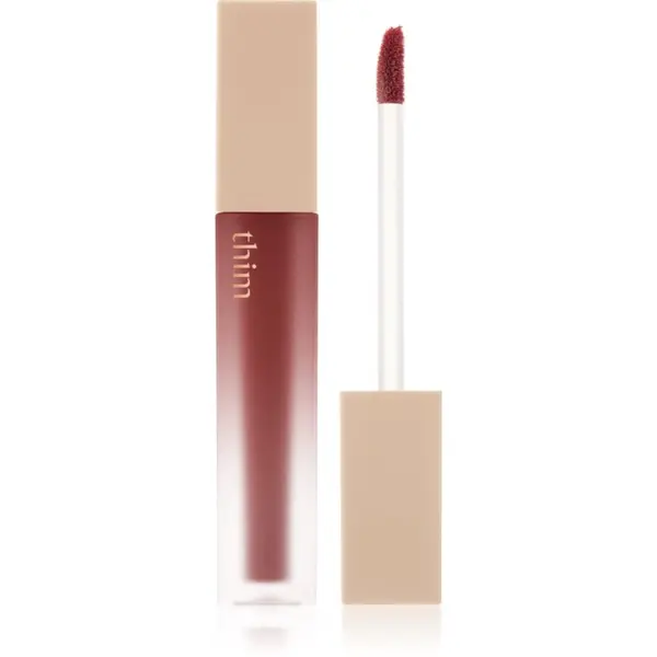thim thim Sheer Matte Liquid Lip леко течно матиращо червило цвят 02 Dusky Rose 4 гр.