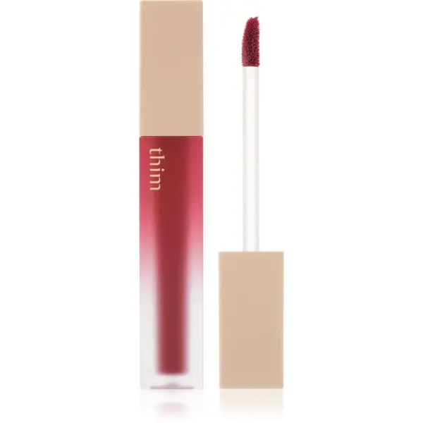 thim thim Sheer Matte Liquid Lip леко течно матиращо червило цвят 06 Raspberry Bun 4 гр.